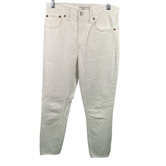NY&C White Skinny Ankle Jeans Size 6 Mid Rise Stretch‎ Pants New Casual Summer - Picture 1 of 15